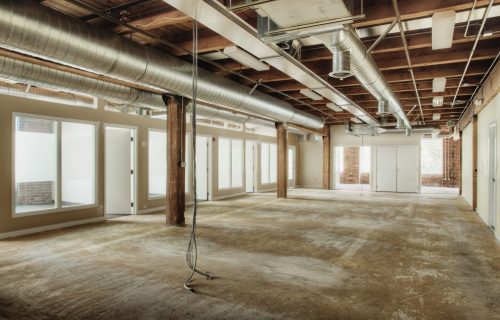 Office under construction